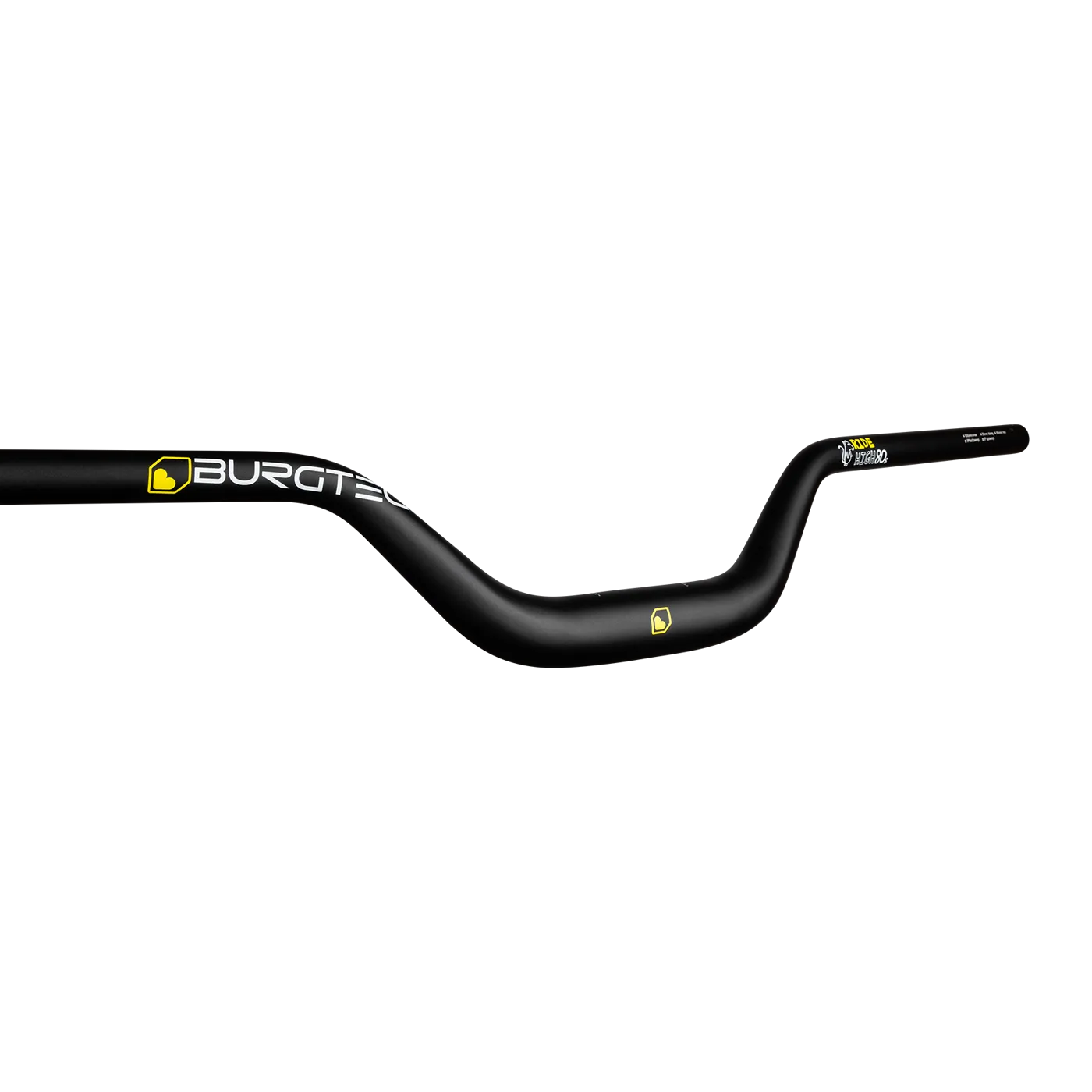 Burgtec RideHigh Josh Bryceland High Rise Bars 80mm Rise - biket.co.za