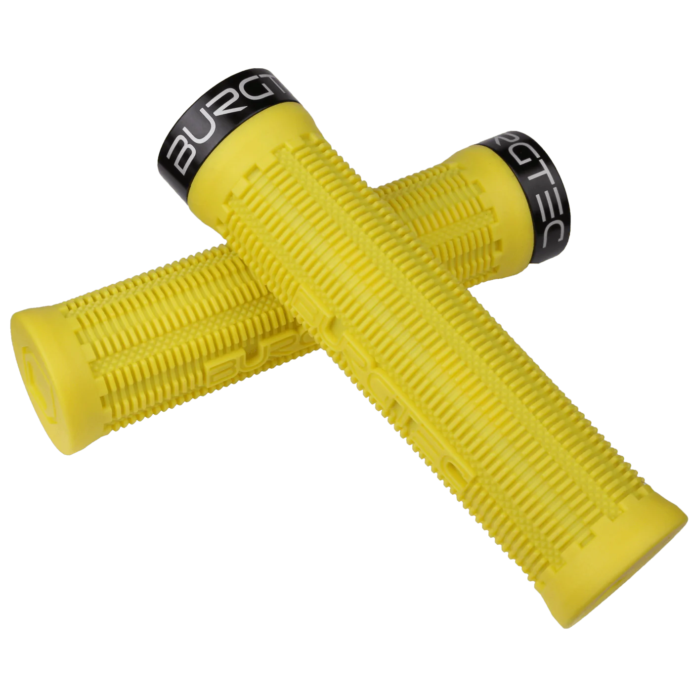 Burgtec Bartender Pro Greg Minnaar Lock-on Grip- Electric Yellow - biket.co.za
