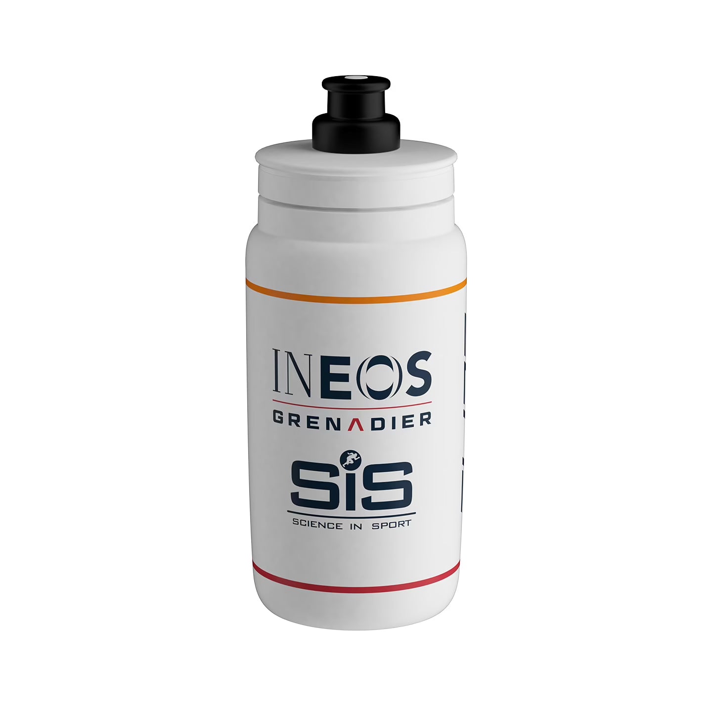 Elite water bottle Fly Team 550ml- Ineos -Grenadiers White - biket.co.za