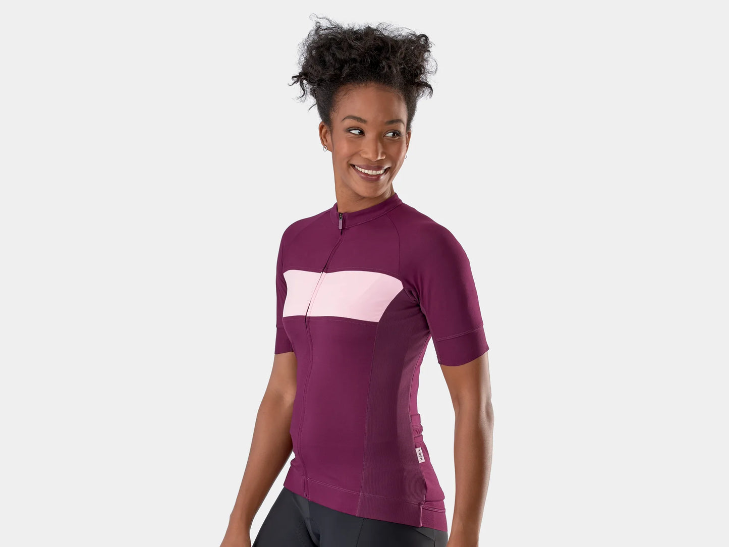 Trek Circuit Women's LTD Cycling Jersey - Mulberry/Blush - biket.co.za