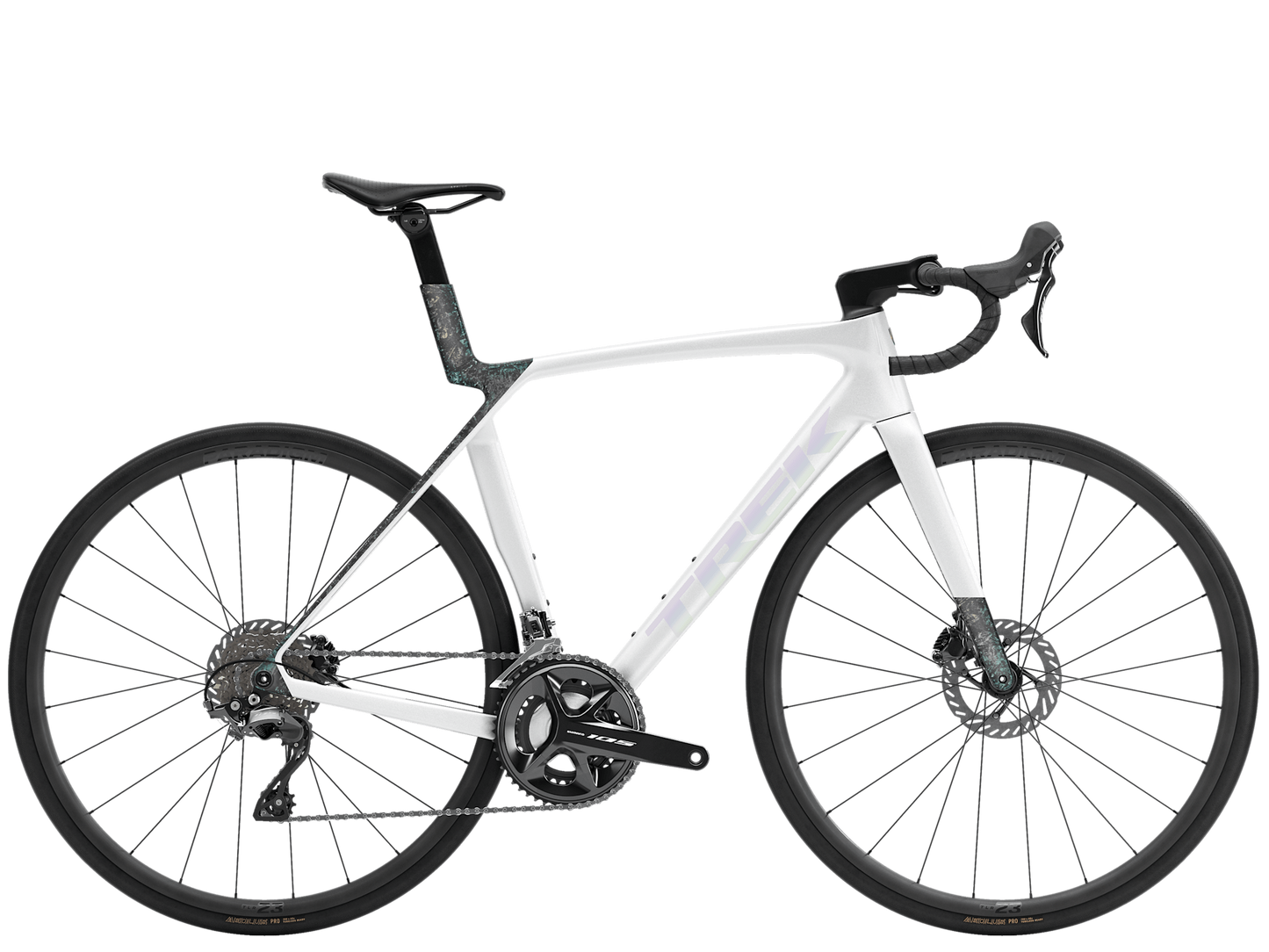 2026 Trek Madone SL 5 Gen 8 - Gloss Crystal White/Matte Deep Smoke - biket.co.za