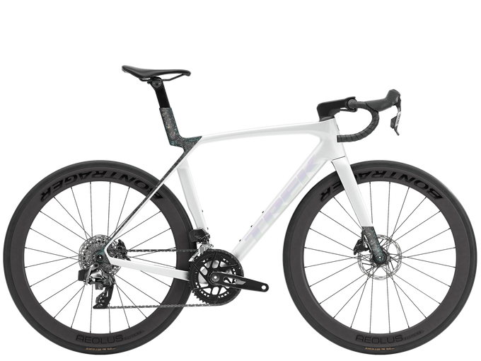 2026 Trek Madone SL 6 AXS Gen 8 - Gloss Crystal White/Matte Deep Smoke