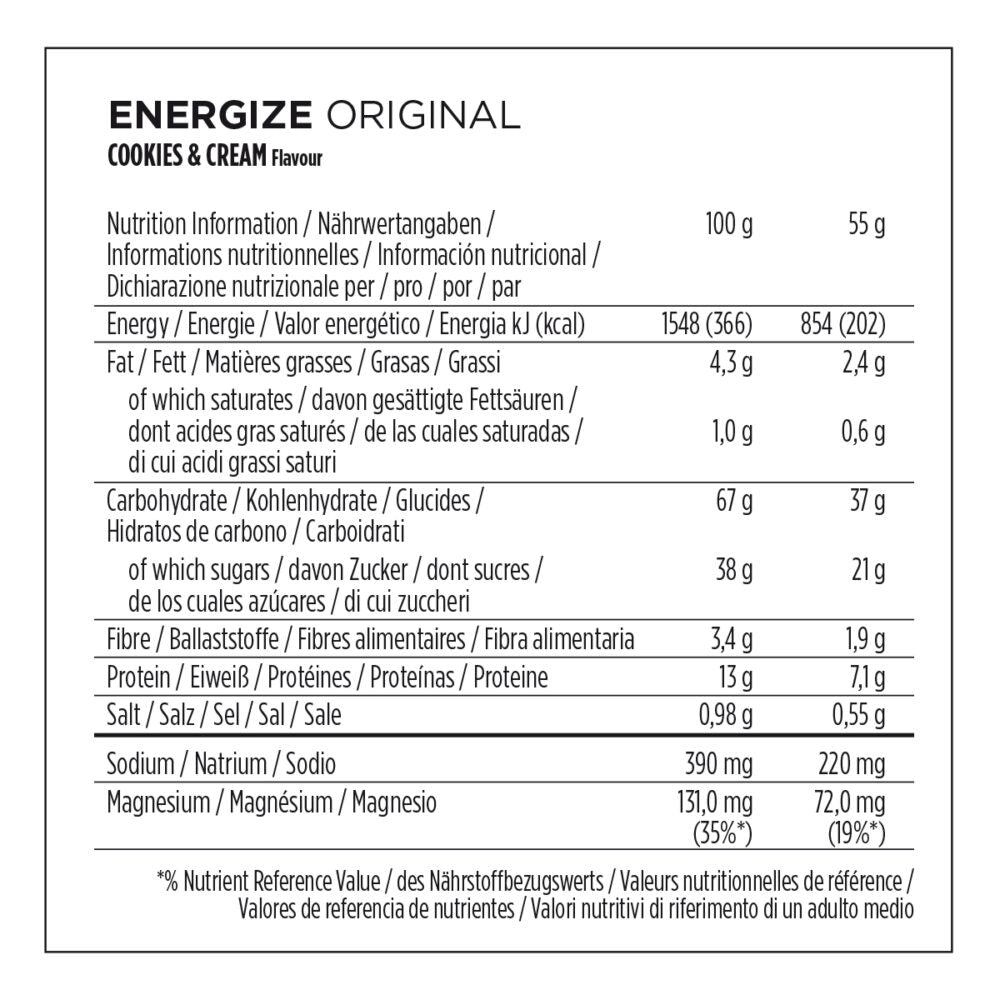 PowerBar Energize Original- Cookies & Cream - biket.co.za