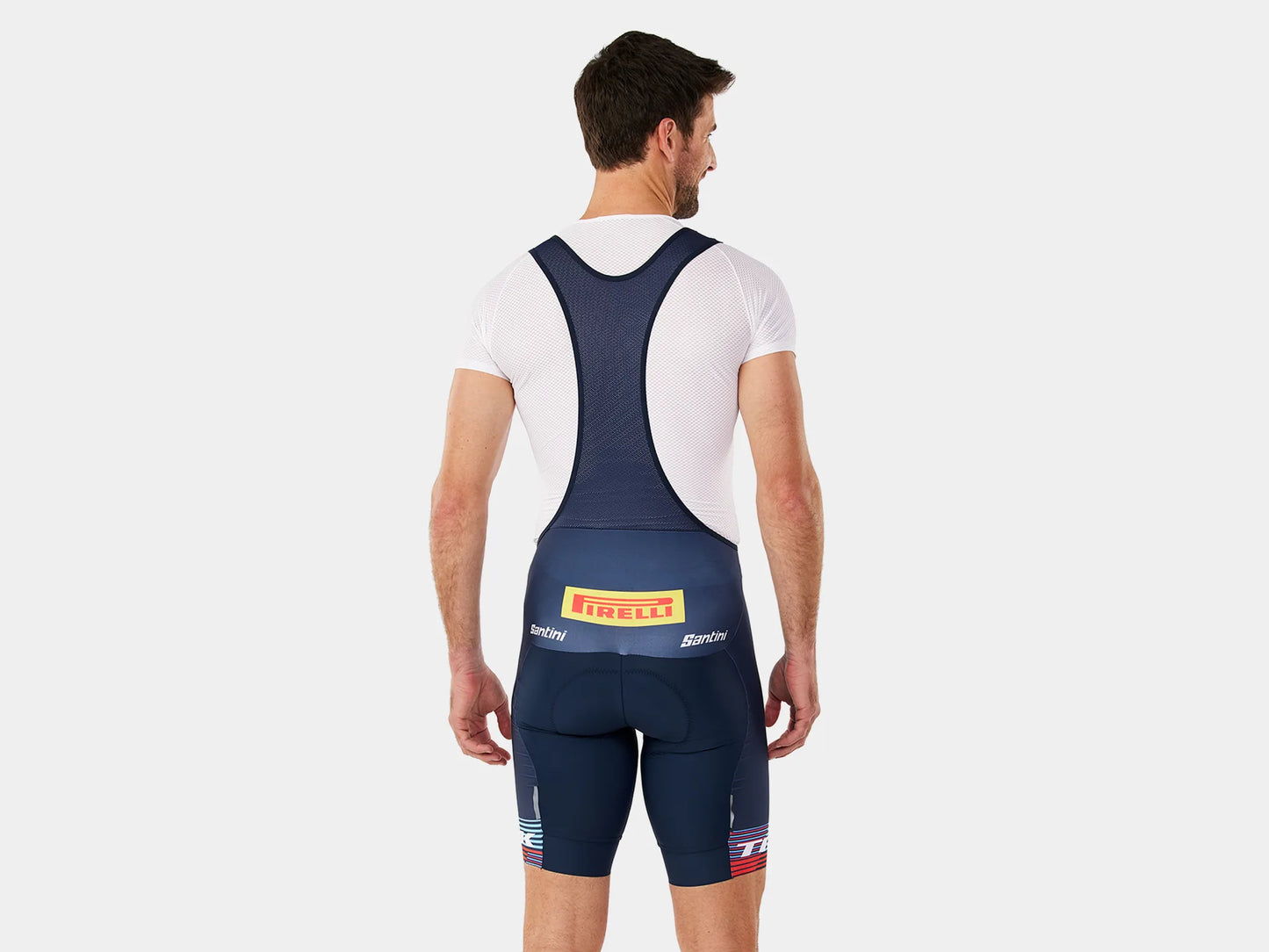 Santini Trek Factory Racing Men’s Team Replica Bib Shorts X-Large - biket.co.za