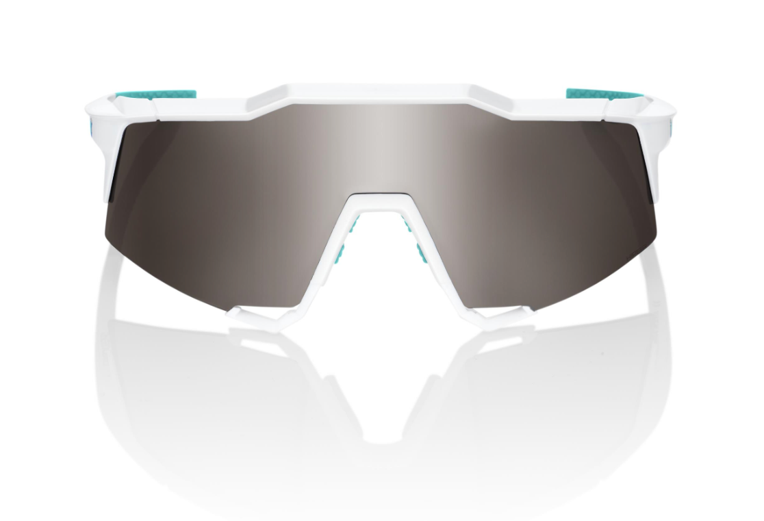 100% Speedcraft - Bora Hans Grohe Team White - HiPER Silver Mirror Lens - biket.co.za
