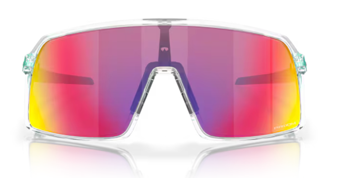 Oakley Sutro- Clear/ Celeste Prizm Road - biket.co.za