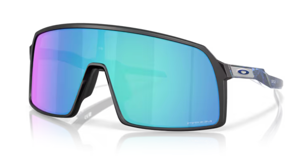 Oakley Sutro- Matte Black/Crystal Blue Prizm Sapphire - biket.co.za