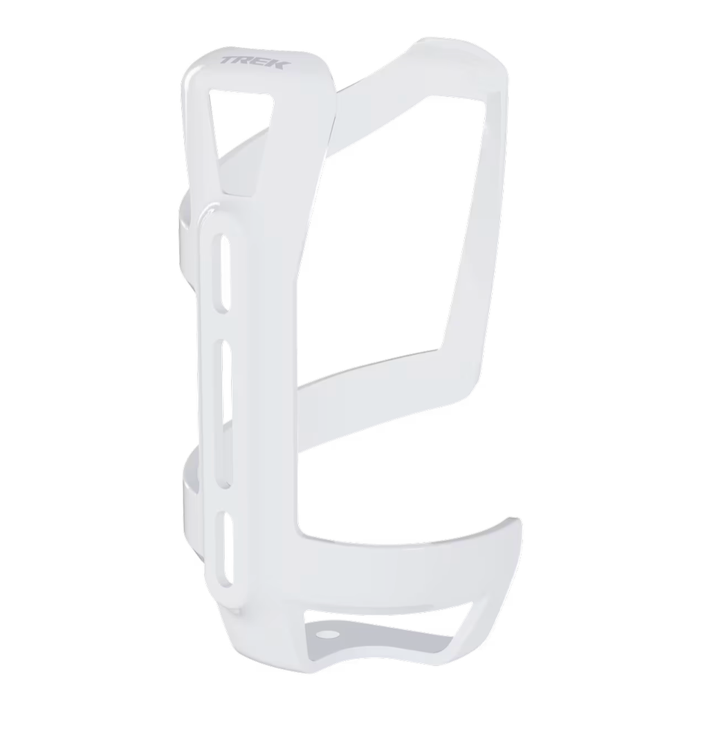 Trek Left Side Load Recycled Water Bottle Cage- Gloss White - biket.co.za