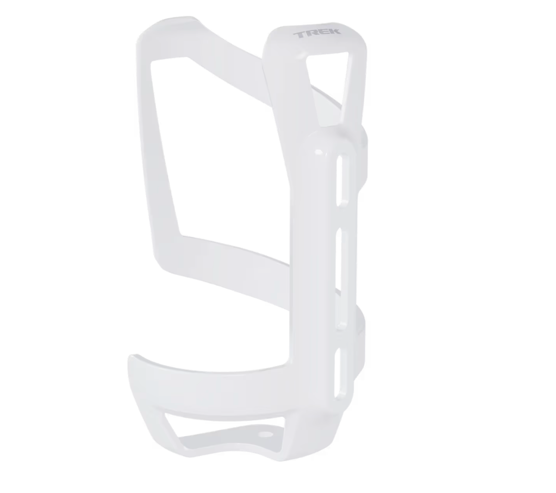 Trek Right Side Load Recycled Water Bottle Cage- Gloss White - biket.co.za