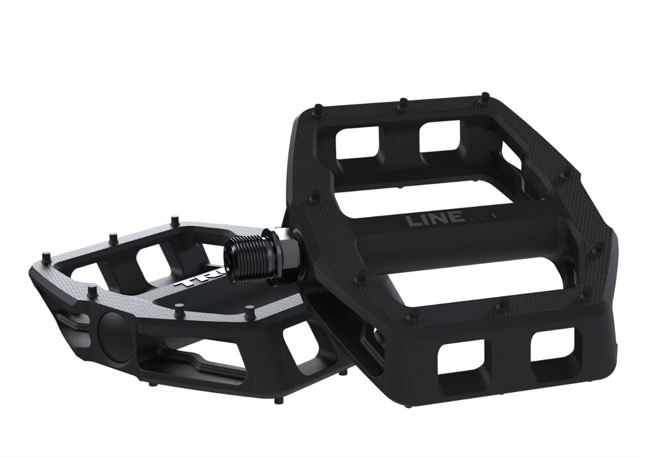 Trek Line Comp Flat Pedal Set- Black - biket.co.za