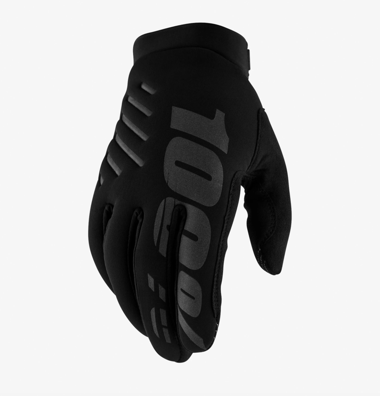 100% BRISKER Gloves Black - biket.co.za