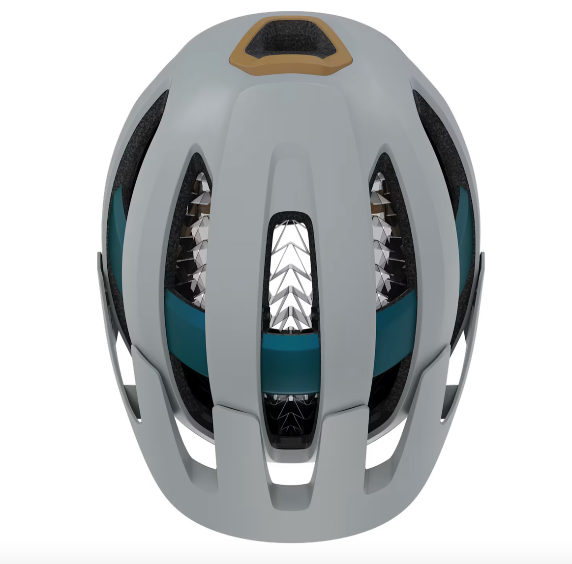 Trek Blaze WaveCel Mountain Bike Helmet - Matte Gravel/ Dark Aquatic - biket.co.za