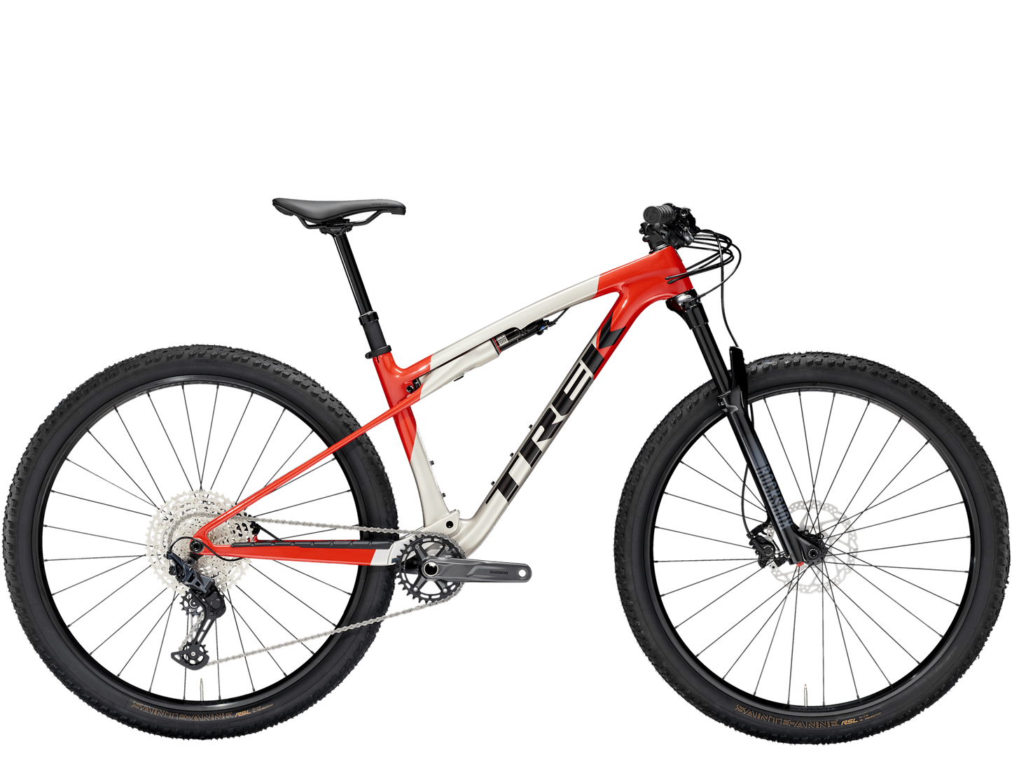 2025 Trek Supercaliber SL 9.6 Gen 2 - Lunar Silver/Lava Red - biket.co.za