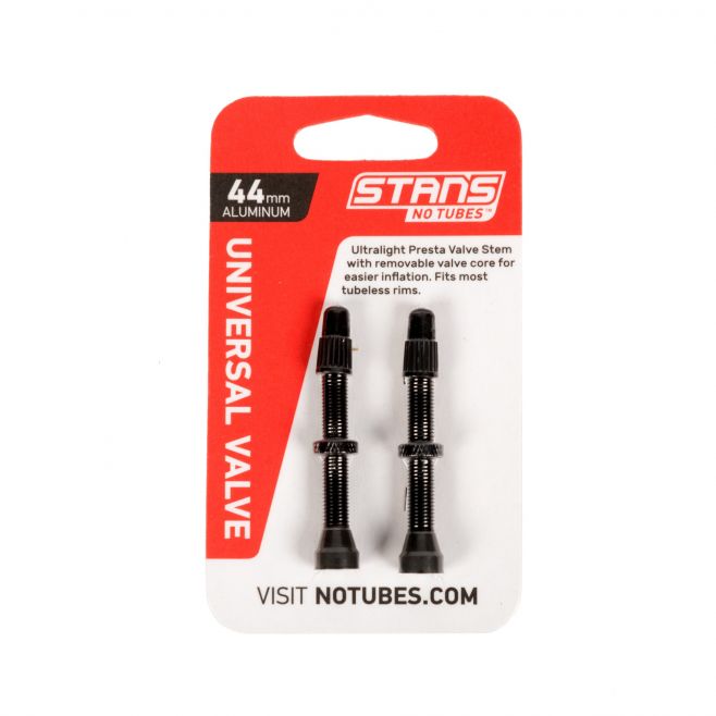 Stans TYRE VALVE STEM ALLOY 44MM 2 PC - biket.co.za