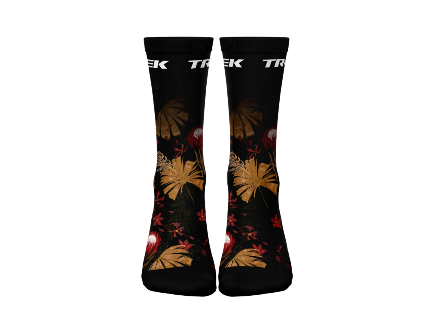 Trek SA Socks- Limited Edition Black/Orange - biket.co.za