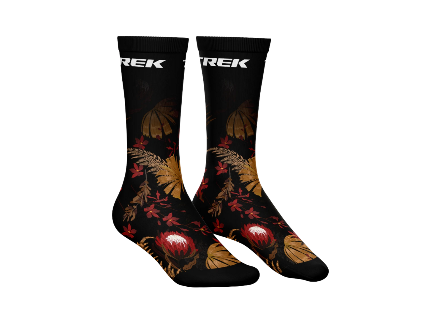 Trek SA Socks- Limited Edition Black/Orange - biket.co.za