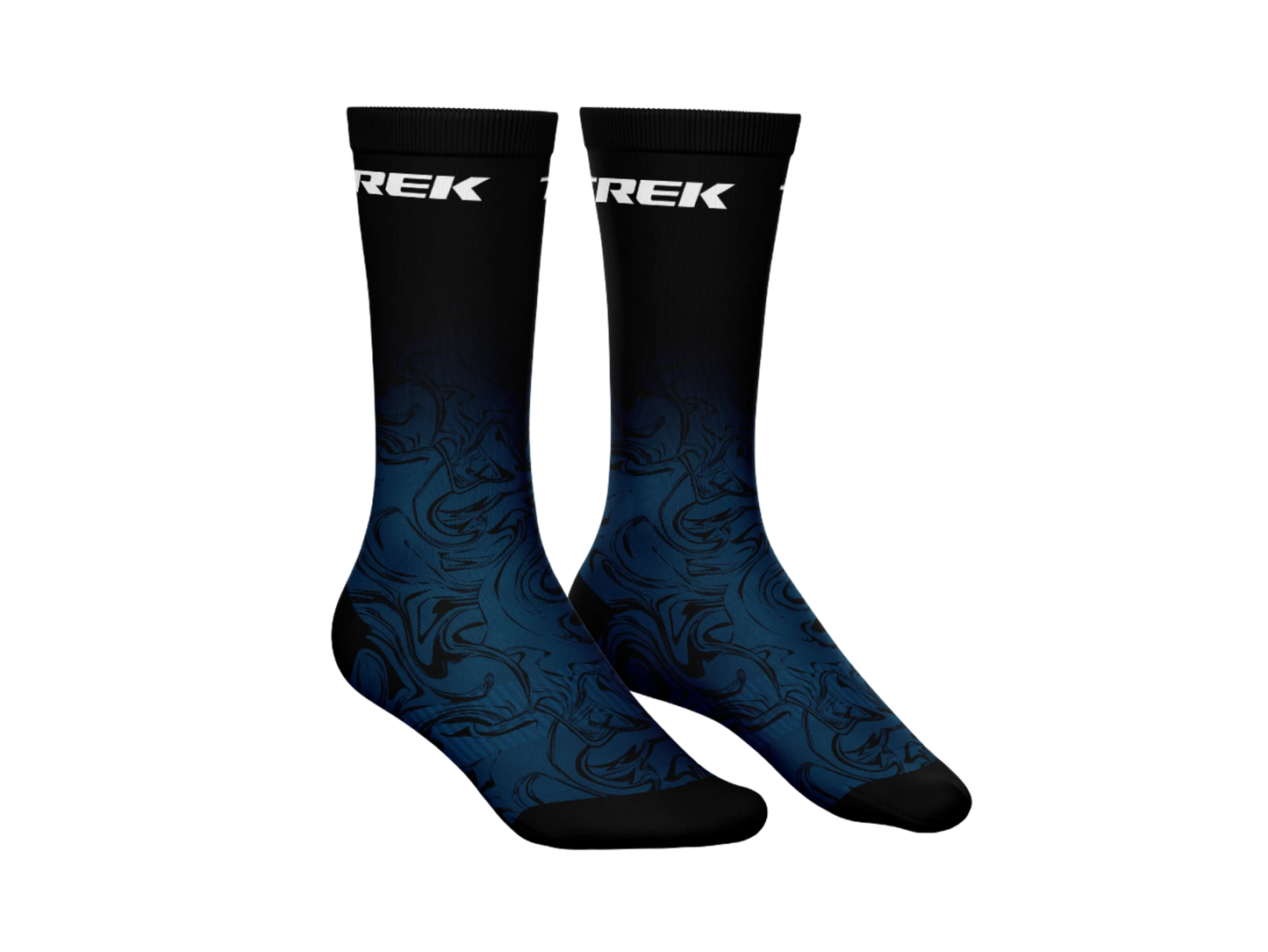 Trek SA Socks- Limited Edition Blue/Black - biket.co.za