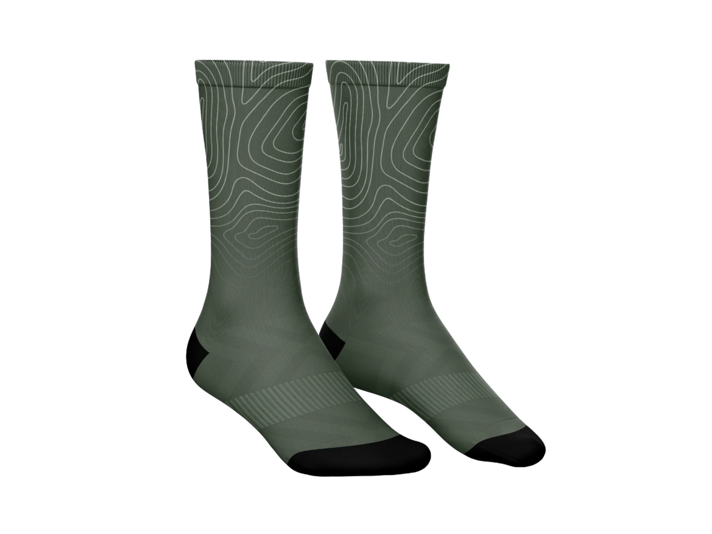 Trek SA Socks- Dark Green - biket.co.za