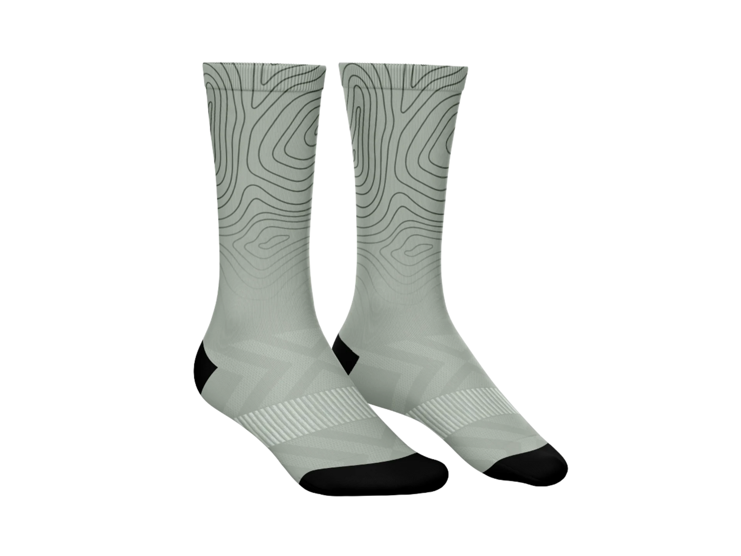 Trek SA Socks- Light Green - biket.co.za