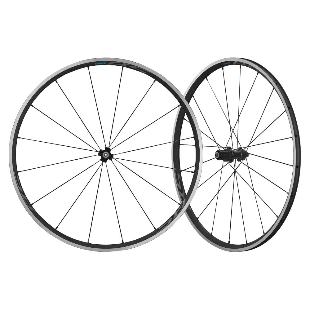Shimano WHRS300 11/10 Spd Qr Black Wheelset - EWHRS300FRCB