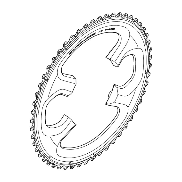Shimano FC9000 Chainring 52T-MB For 52-36T – primary view