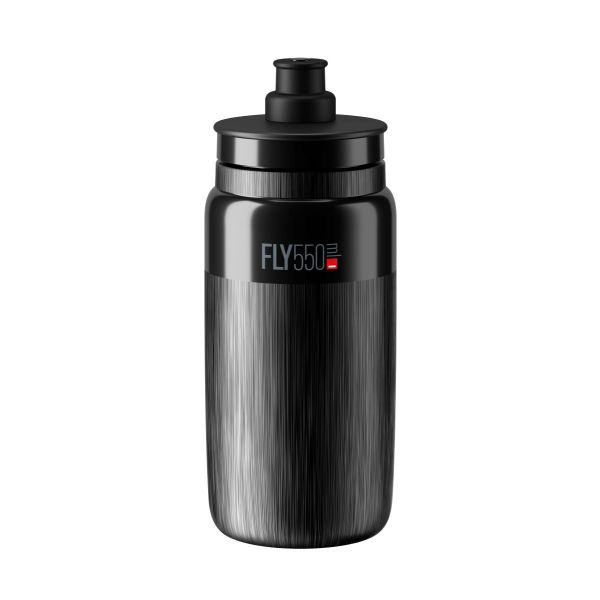 Elite Water Bottle Borracia Fly Tex Black 550ml - biket.co.za
