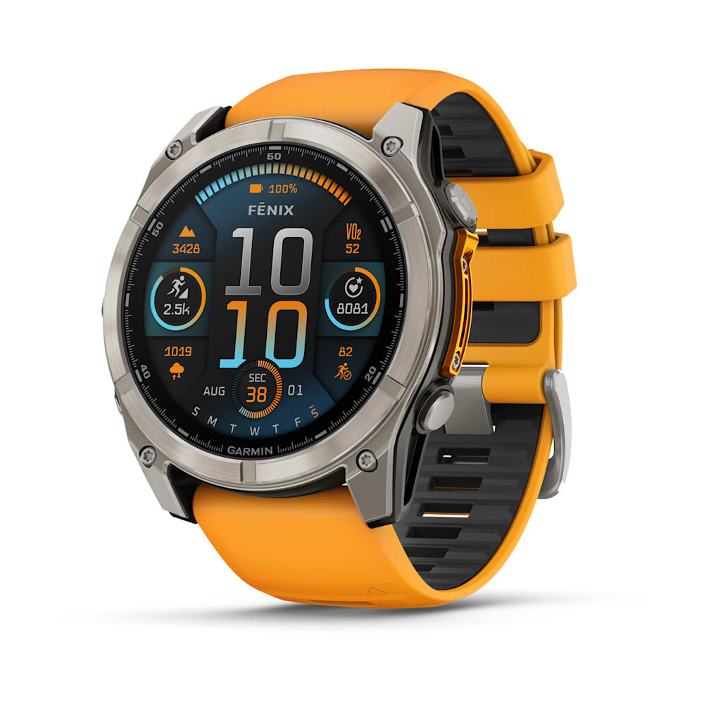 Garmin fēnix 8 – 51 mm AMOLED Sapphire – front view