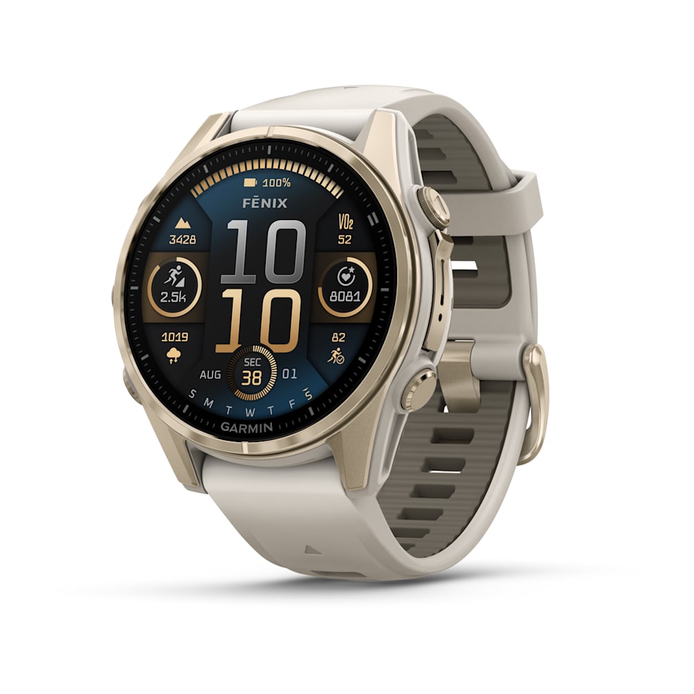Garmin fēnix 8 – 43 mm AMOLED Sapphire – front view