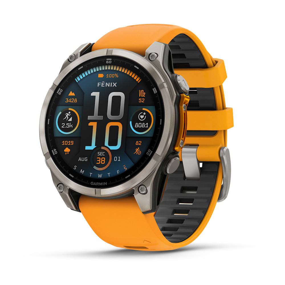 Garmin fēnix 8 – 47 mm AMOLED Sapphire – front view