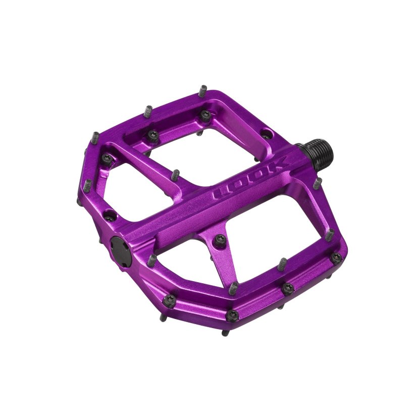 LOOK Trail Roc+ purple MTB flat pedals – pair