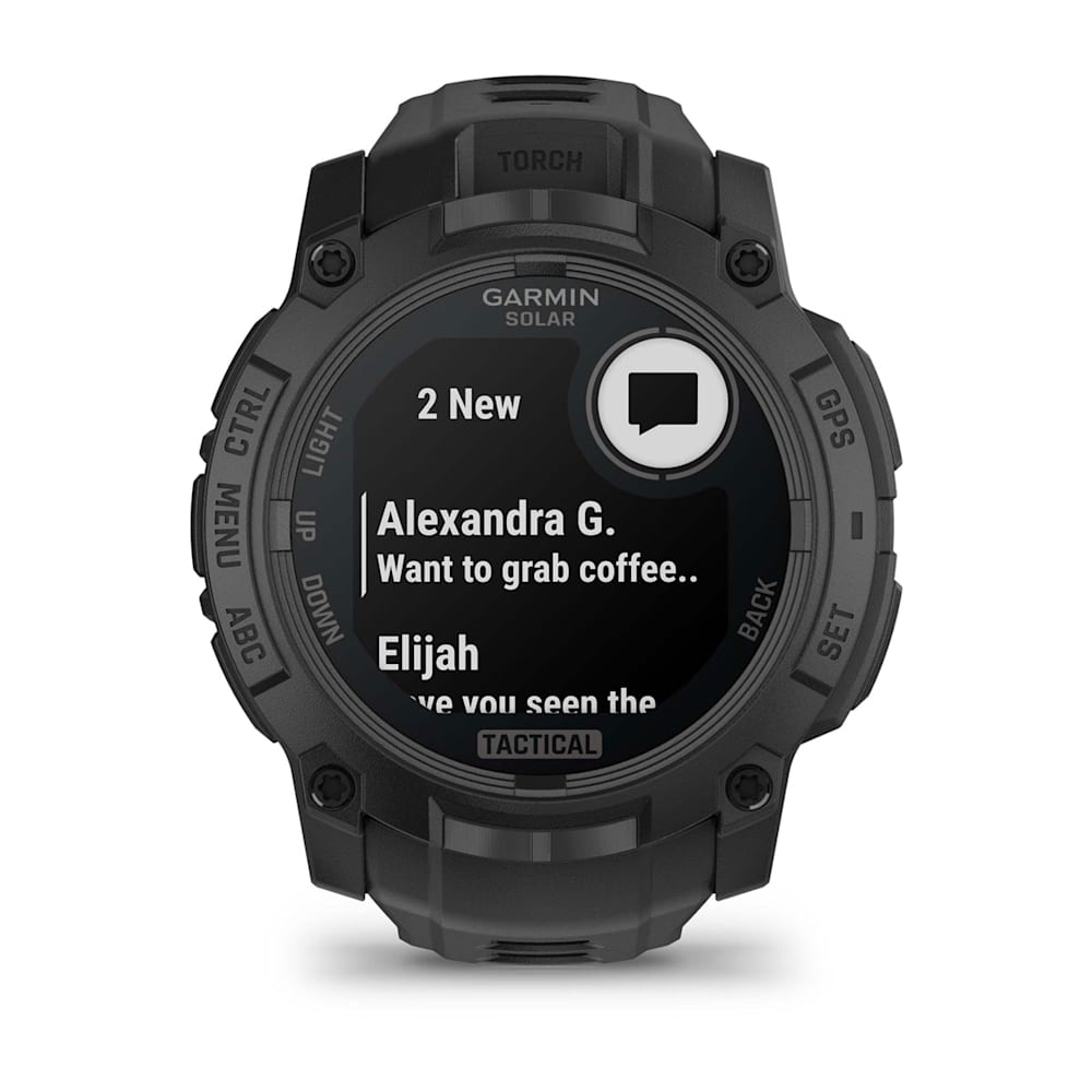 Garmin Instinct 3 – 50 mm Solar Tactical Edition – side view