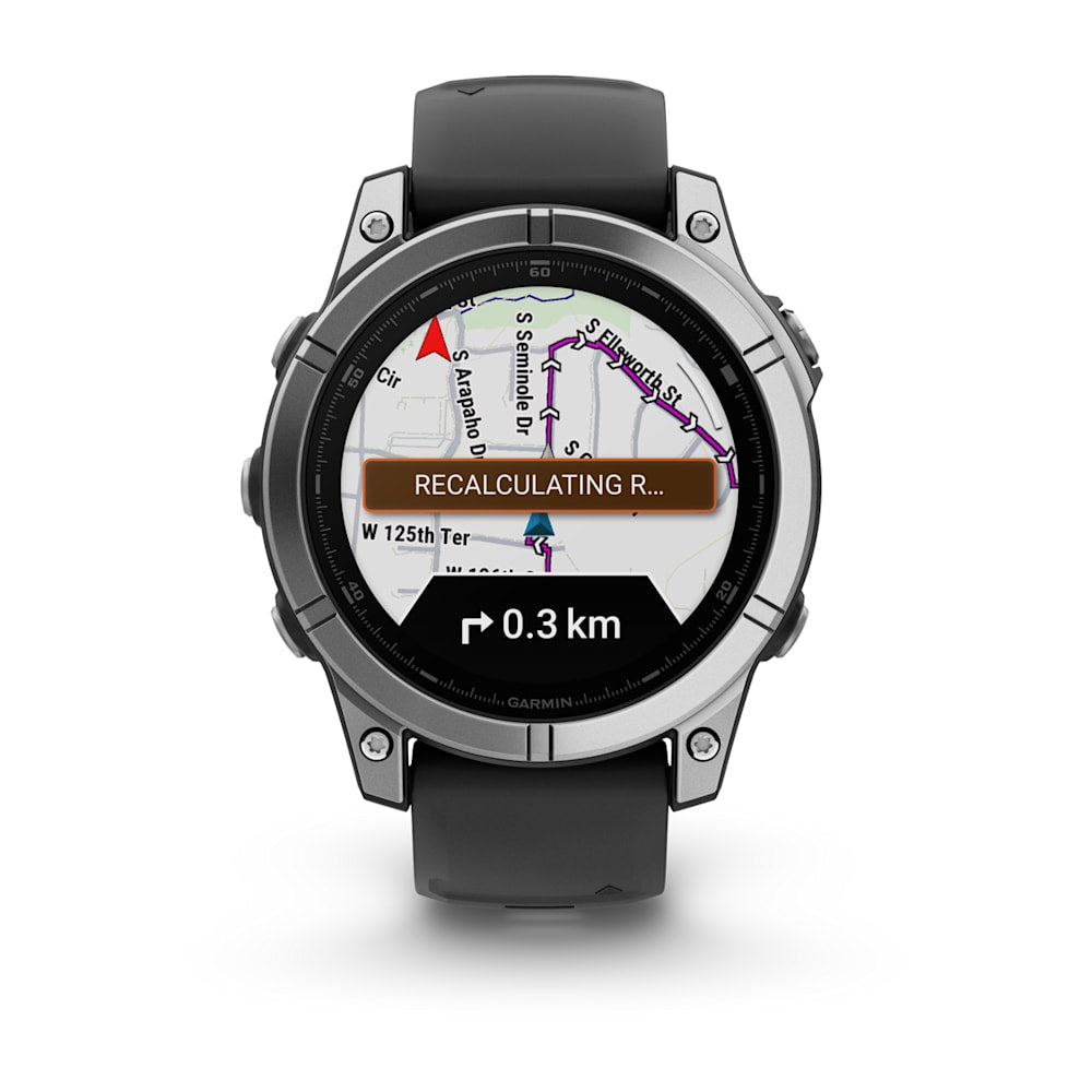 Garmin fēnix E – 47 mm AMOLED – side view