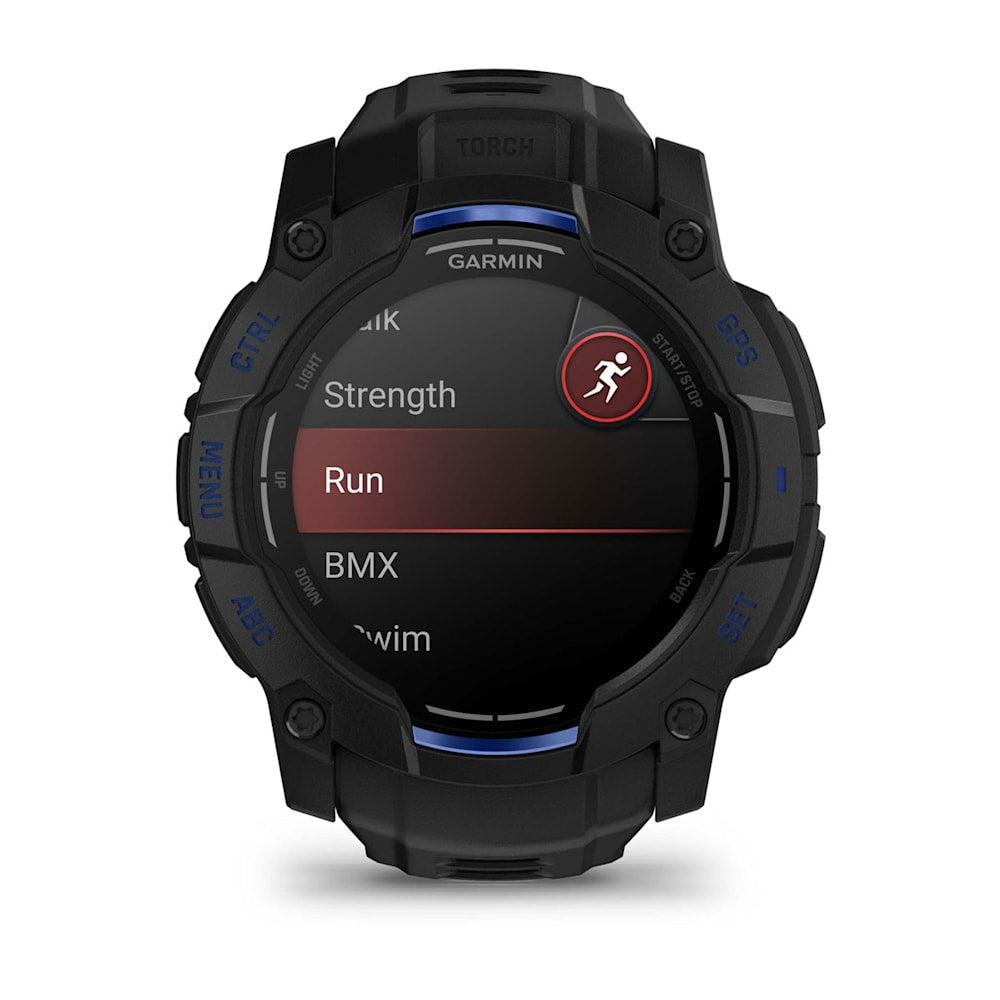 Garmin Instinct 3 – 50 mm AMOLED – side view