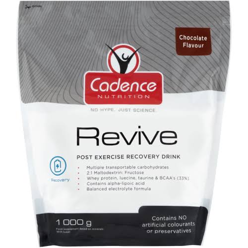 Cadence Nutrition Revive Chocolate Doypack - biket.co.za