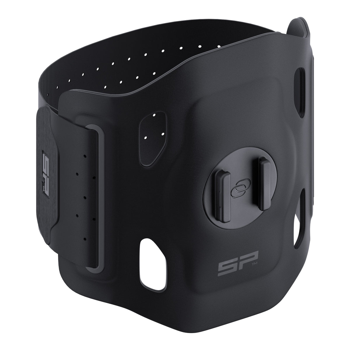 SP Connect SPC Arm Band 53251 in black, showing the original SPC mounting head and adjustable strap