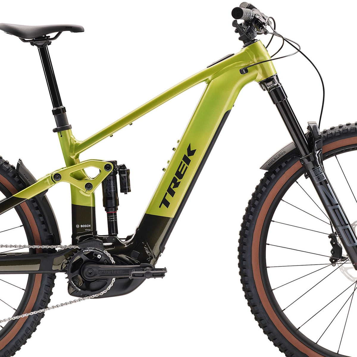 Trek Rail+ 8 Gen 5 PowerSurge frame and Bosch motor detail