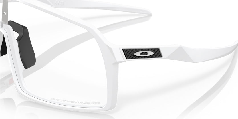 Oakley Sutro Matte White Clear - Photochromic - biket.co.za