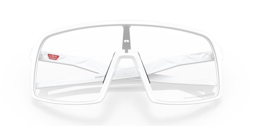 Oakley Sutro Matte White Clear - Photochromic - biket.co.za