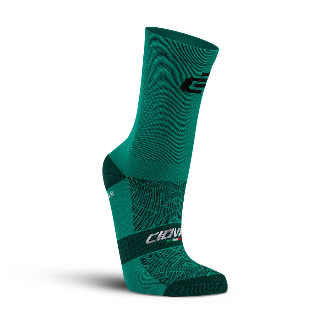 Ciovita Crew Cycling Socks- Emerald - biket.co.za